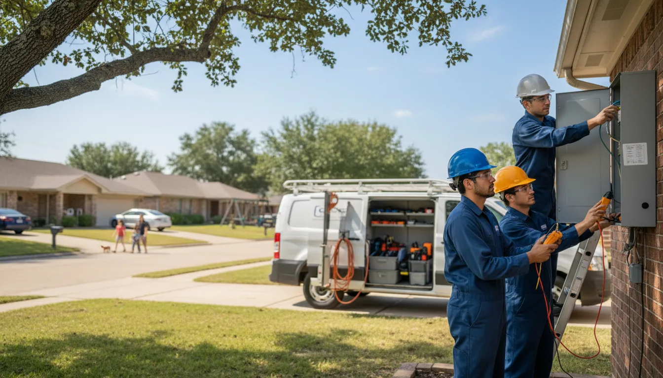 Certified electrician providing emergency electrical services in Wesson, MS